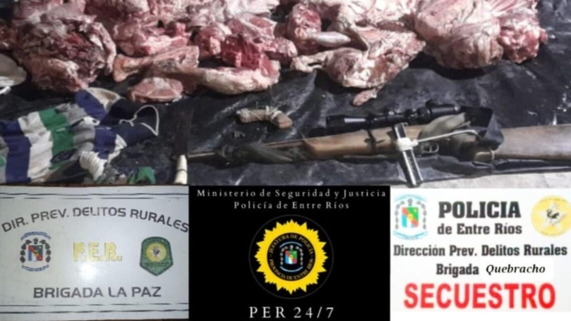Otro fin de semana donde personal policial de la dirección de prevención delitos rurales – secuestra importante número de armas de fuego