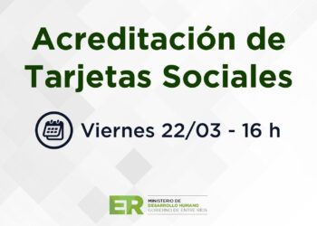 Este viernes se acreditan las tarjetas sociales