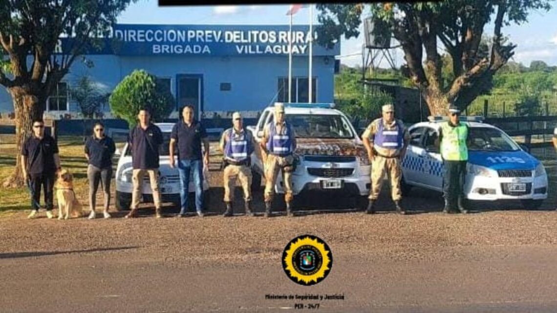 Dirección de prevención de delitos rurales – diferentes secuestros de animales sustraídos en Uruguay, Federación y La Paz