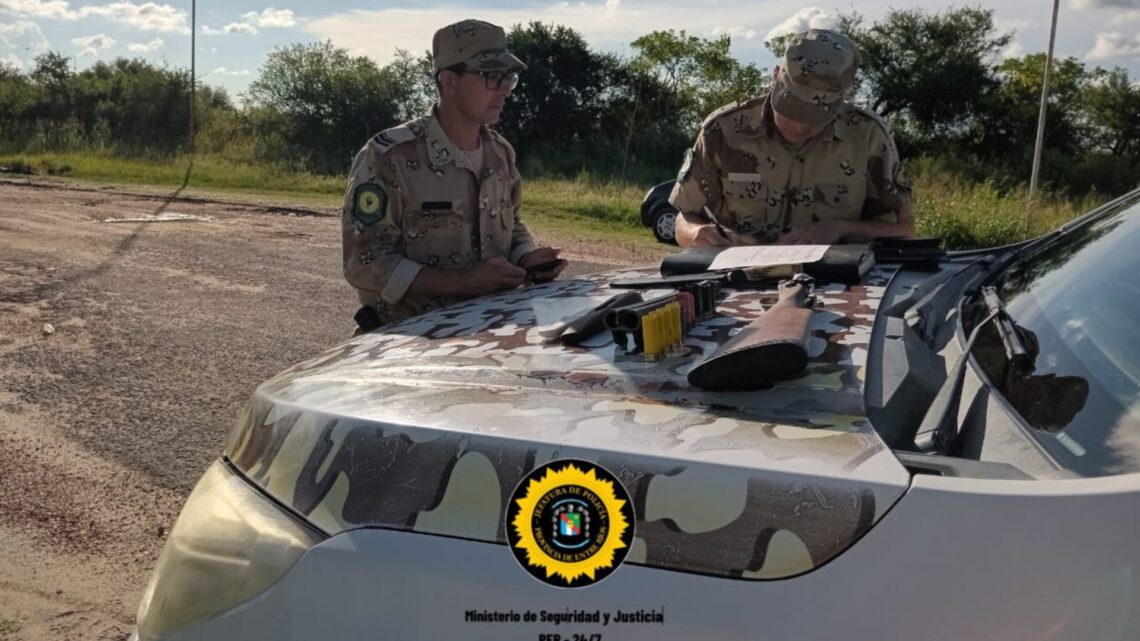 Realizan dos allanamientos y requisas domiciliarias por el delito de abigeato – secuestran cortes cárnicos y dos armas de fuego