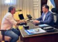 El Intendente Bravo, mantuvo una importante reunión con el Senador Nacional Edgardo Kueider por temas claves para la ciudad