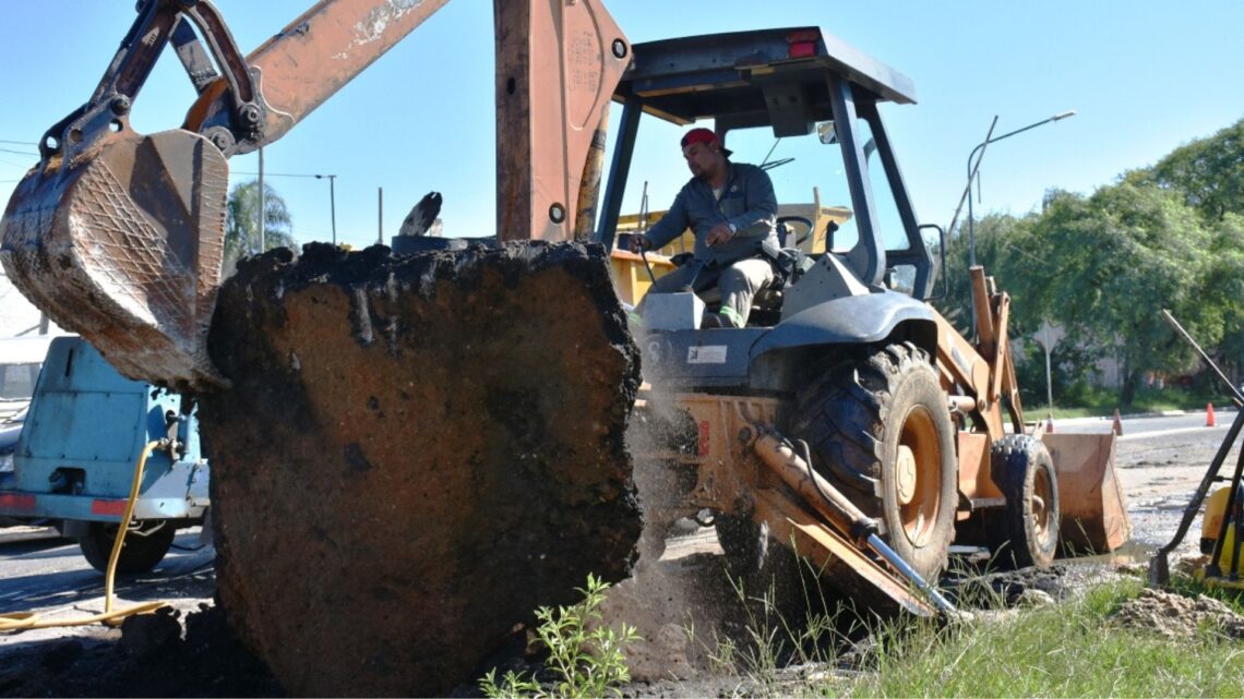 Arreglo de calles, bacheos y limpieza de desagües
