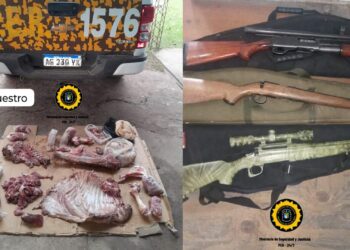 Secuestro de tres armas de fuego en ruta 14 – Departamento Uruguay