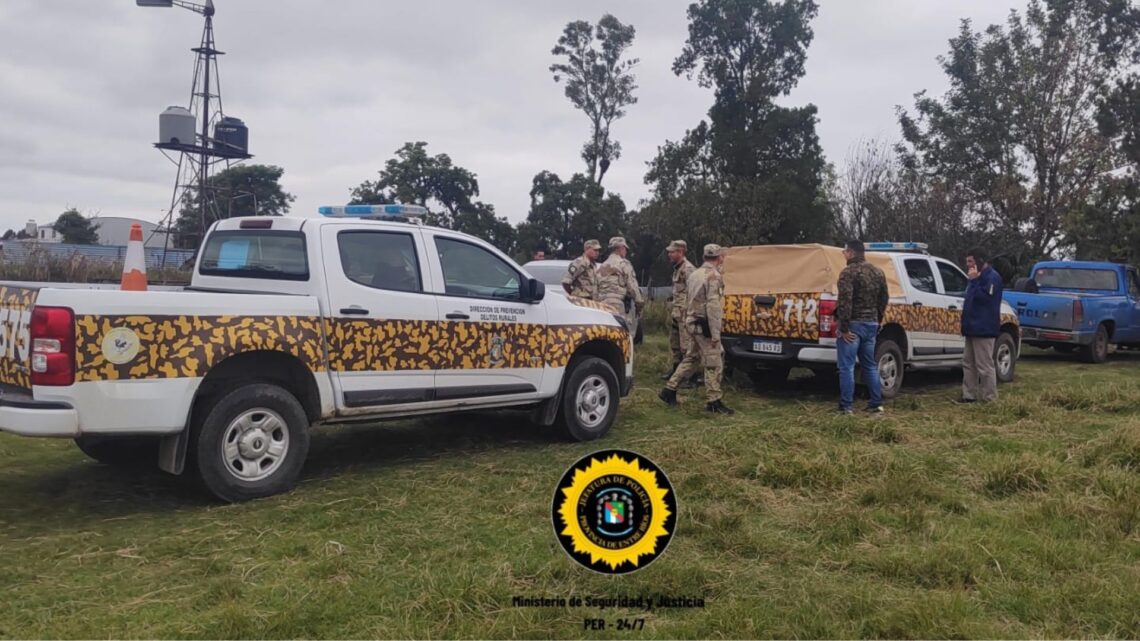 Realizan cinco allanamientos y detienen a un segundo imputado por una causa de abigeato en Gualeguaychú – secuestrando cortes cárnicos, y un total de ocho armas de fuego