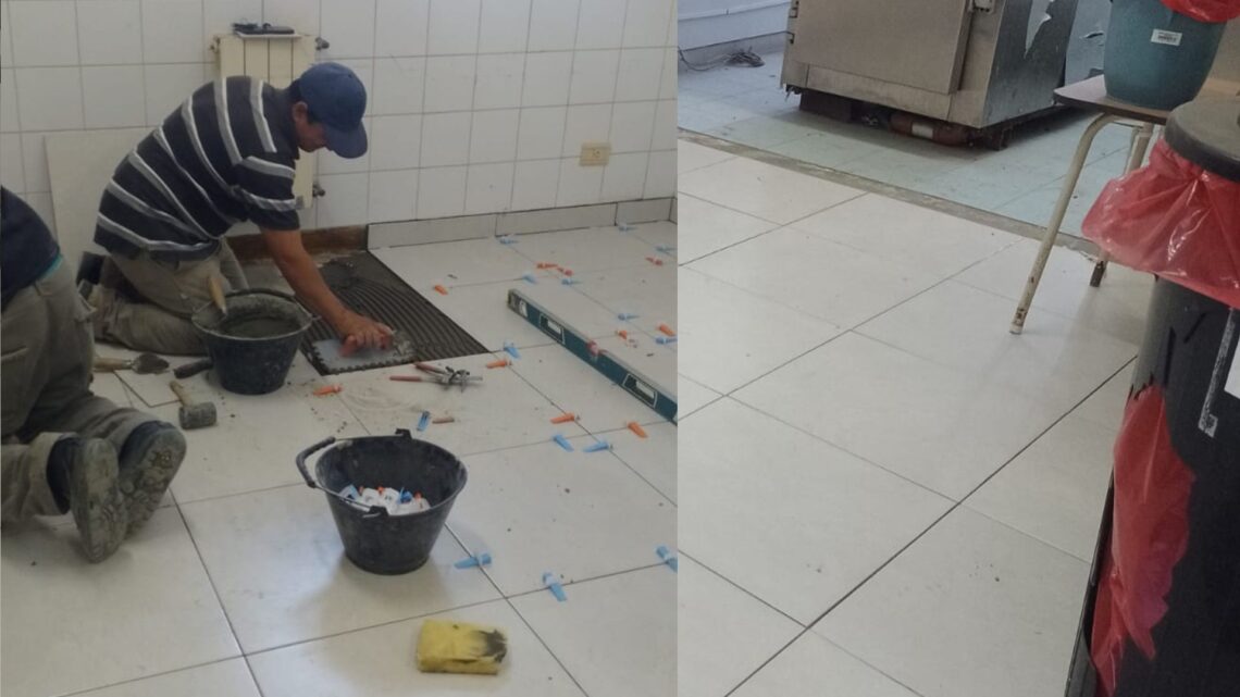 Repararon el Sector de Guardia Central del Hospital Delicia Concepción Masvernat