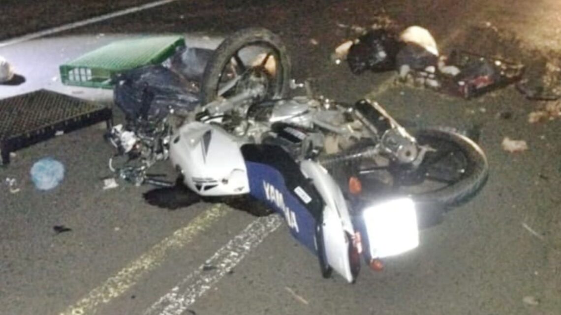 Un funcionario policial en grave estado tras sufrir un accidente en una avenida