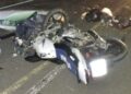 Un funcionario policial en grave estado tras sufrir un accidente en una avenida