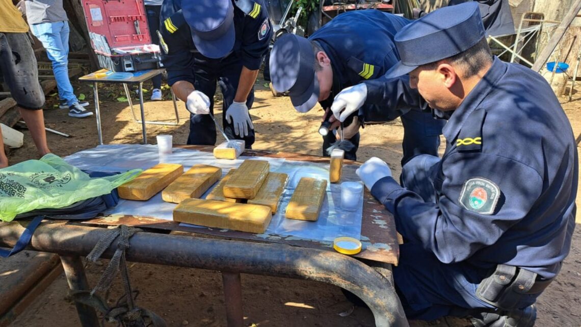 Desde la policía dieron más precisiones sobre el narco detenido con más de seis kilos de marihuana y que estaba fugitivo hace cuatro meses