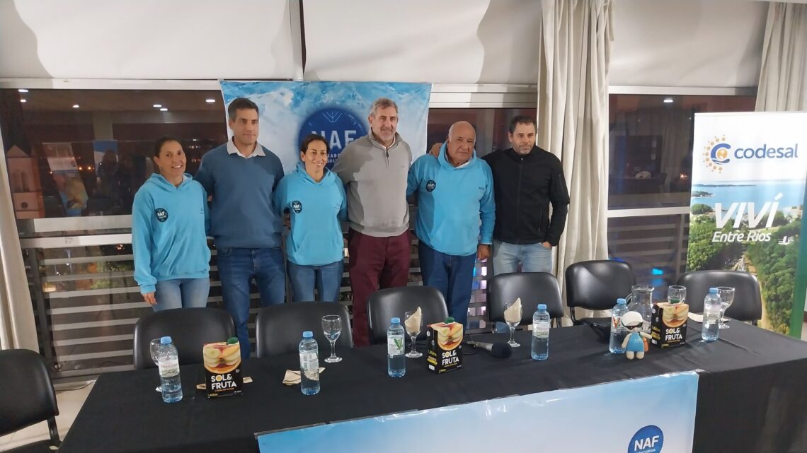 Se presentó el Campeonato Sudamericano de Aguas Abiertas Frías en Concordia
