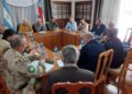 FUCOFA, SENASA y Autoridades Policiales se reúnen en casa de gobierno con el ministro de desarrollo económico, secretario de agricultura y ganadería y director de producción animal