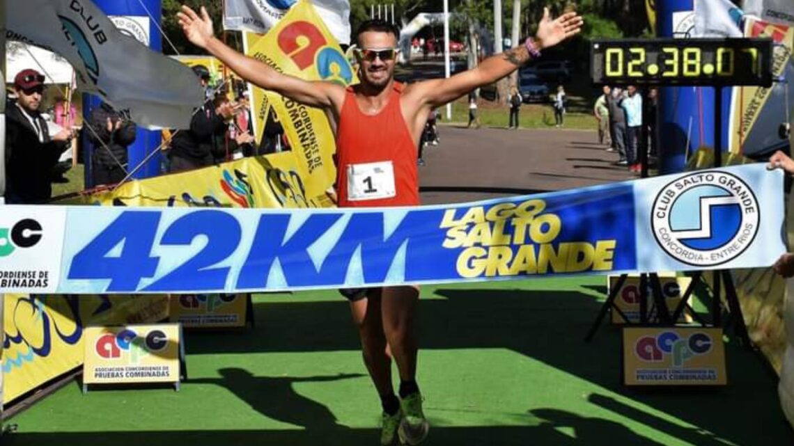 Bocanegra y Pereira ganaron el maratón Lago Salto Grande