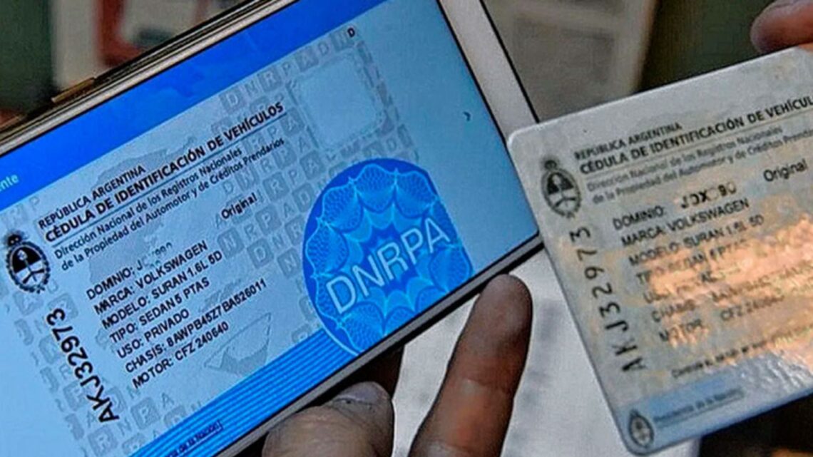 El Gobierno oficializó la derogación de la Cédula Azul para conducir un vehículo