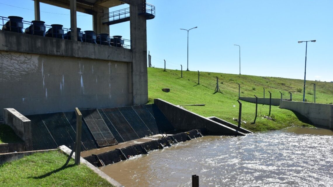 La estación de bombeo de la defensa sur opera de manera normal