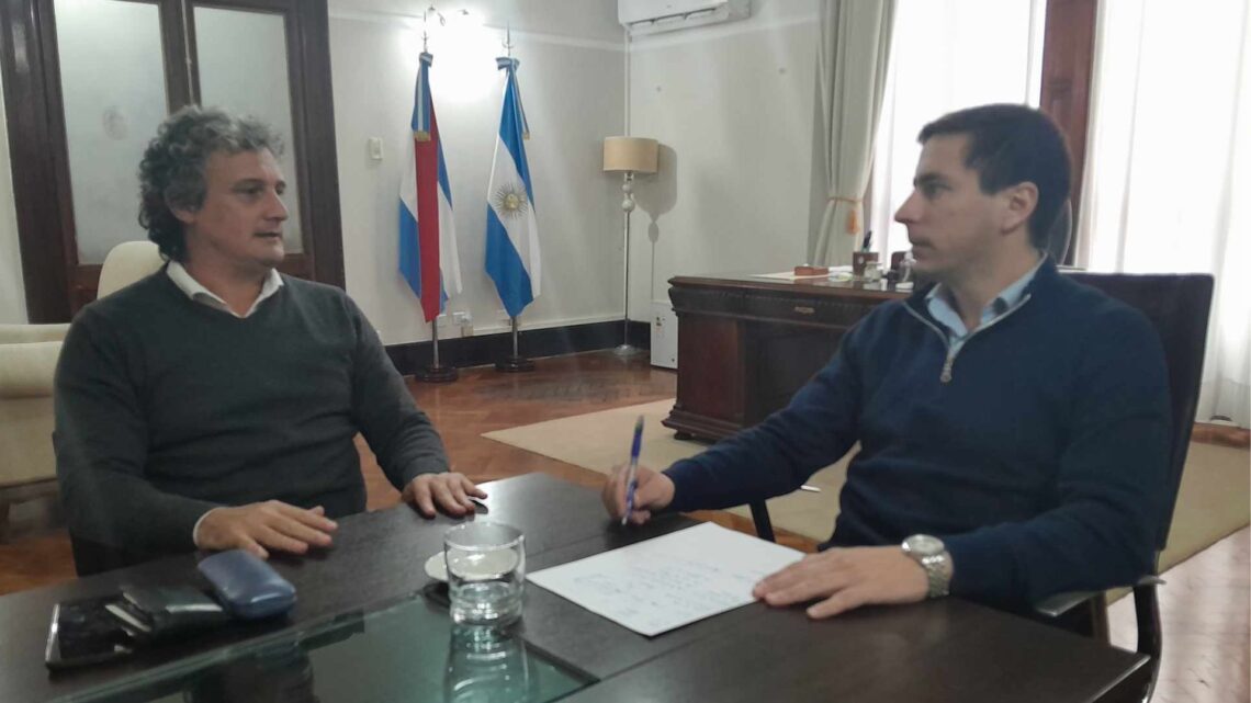El Intendente Bravo mantuvo una reunión con Mauricio Colello, Secretario de la Gobernación, por obras importantes para Federación