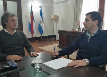El Intendente Bravo mantuvo una reunión con Mauricio Colello, Secretario de la Gobernación, por obras importantes para Federación