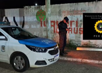 Un delincuente quedó detenido tras robar materiales de una obra en construcción