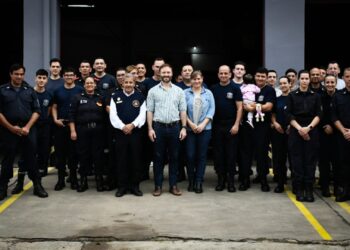 Acto por el día nacional del Bombero Voluntario