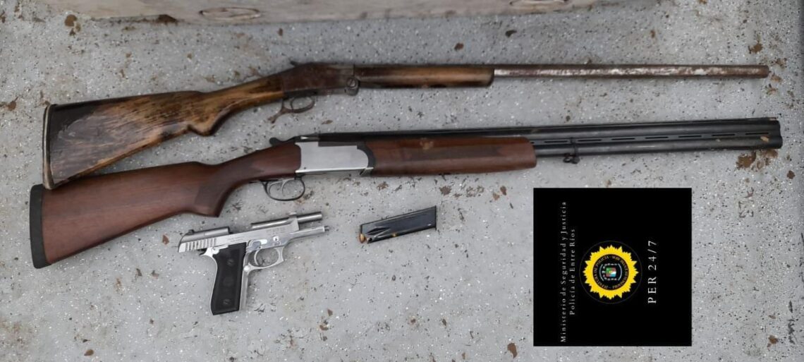 PREVENCION DE DELITOS RURALES DURANTE FIN DE SEMANA LARGO SECUESTRAN 19 ARMAS DE FUEGO Y UN AIRE COMPRIMIDO REFORMADO A 22