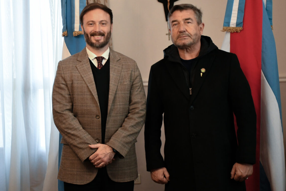 EL INTENDENTE AZCUÉ Y EL MINISTRO DE SEGURIDAD RONCAGLIA TRABAJAN EN UN PLAN INTEGRAL DE SEGURIDAD PARA CONCORDIA