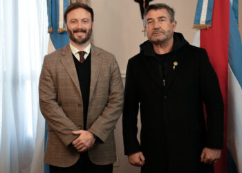 EL INTENDENTE AZCUÉ Y EL MINISTRO DE SEGURIDAD RONCAGLIA TRABAJAN EN UN PLAN INTEGRAL DE SEGURIDAD PARA CONCORDIA