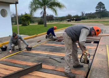 Importantes avances en las obras de mejoramiento en el Parque Industrial