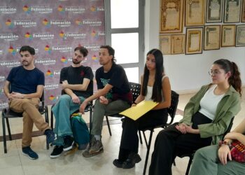 El Intendente Bravo recibió al equipo de producción de la película sobre el cine Rex de Federación