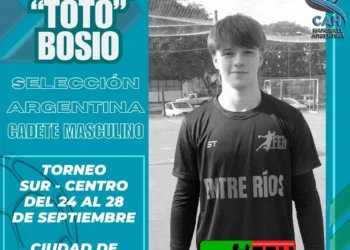 Jeremías Bosio Selección Argentina Cadete Masculino