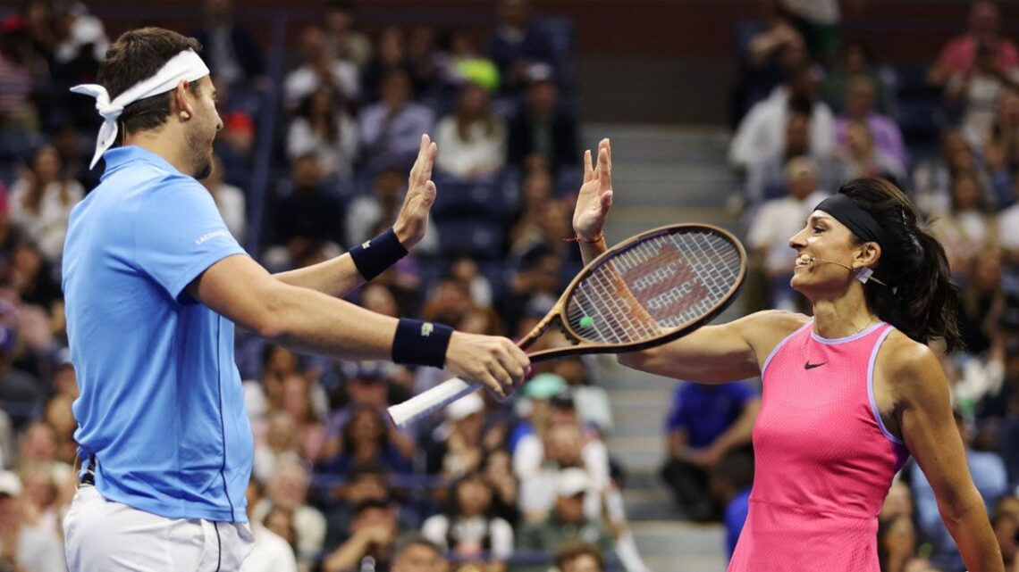Gabriela Sabatini y Juan Martín Del Potro brillaron juntos en el US Open, donde alcanzaron la gloria