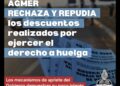 AGMER rechaza y repudia el descuento realizado por ejercer el derecho a huelga