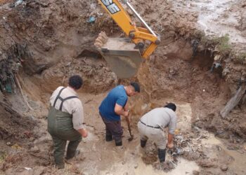 OBRAS SANITARIAS FINALIZÓ CON ÉXITO LA REPARACIÓN DEL ACUEDUCTO ROCA