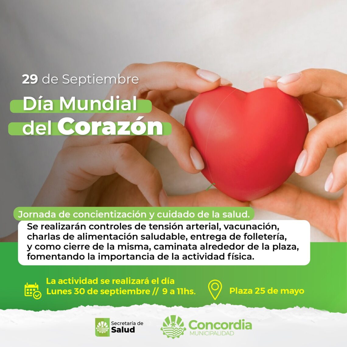ACTIVIDADES POR EL DÍA MUNDIAL DEL CORAZÓN