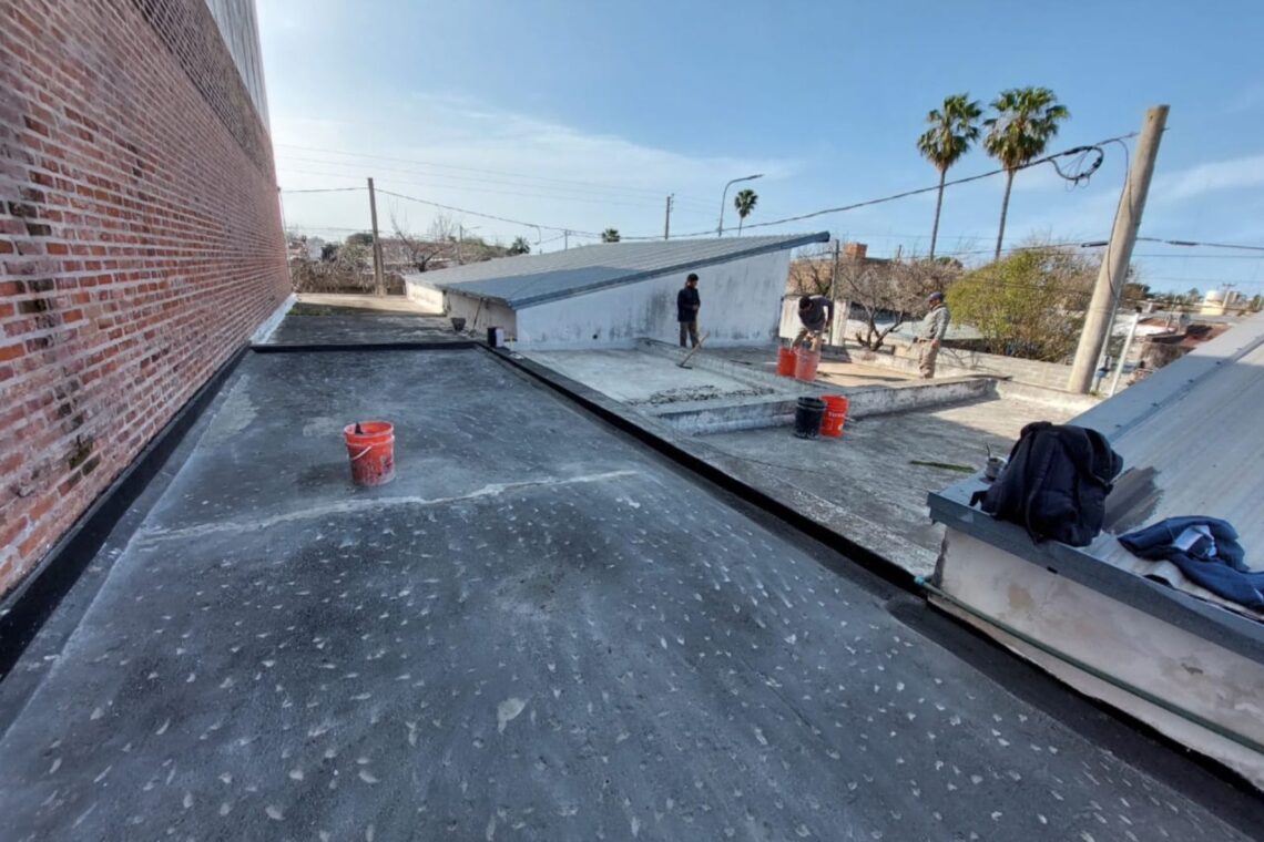 A buen ritmo avanzan las obras en la escuela María Elena Walsh de Concordia