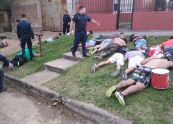 “Violentos Disturbios en Concordia Tras Partido de Fútbol: 17 Personas Detenidas por Vandalismo y Robos”