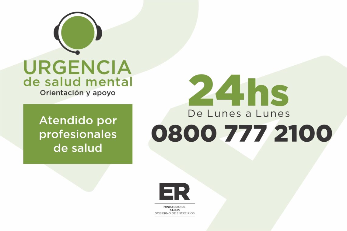 Entre Ríos reglamentó la adhesión a la Ley Nacional de Prevención del Suicidio