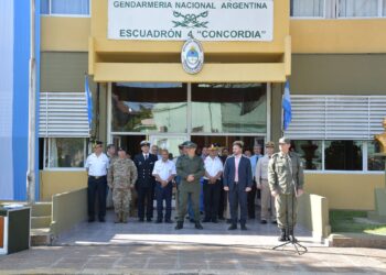 EL INTENDENTE AZCUÉ PARTICIPÓ DEL ACTO POR EL 77 ANIVERSARIO DE LA CREACIÓN DEL ESCUADRÓN 4 DE GENDARMERÍA NACIONAL