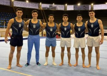 Santiago Mayol se prepara para competir en el Sudamericano de Gimnasia Artística