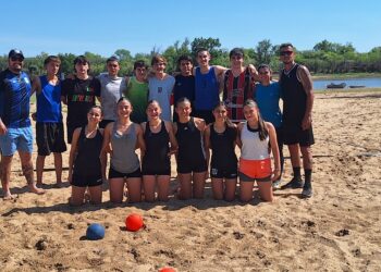 Concentración de los seleccionados de beach handball