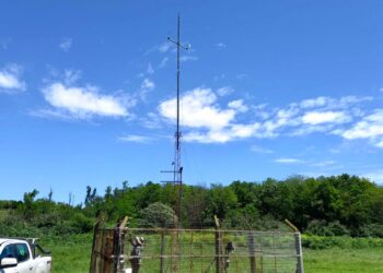 Se instaló una nueva estación meteorológica para el monitoreo del clima de la provincia en Concepción del Uruguay