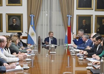 Frigerio analizó temas de gestión junto a su gabinete