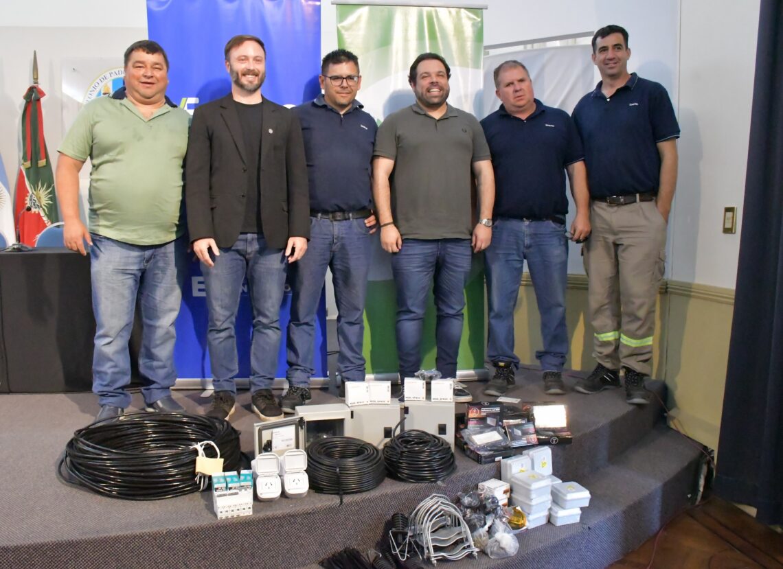 ENERSA ENTREGÓ MATERIALES PARA MEJORAR LA INFRAESTRUCTURA DEL CAMPING MUNICIPAL