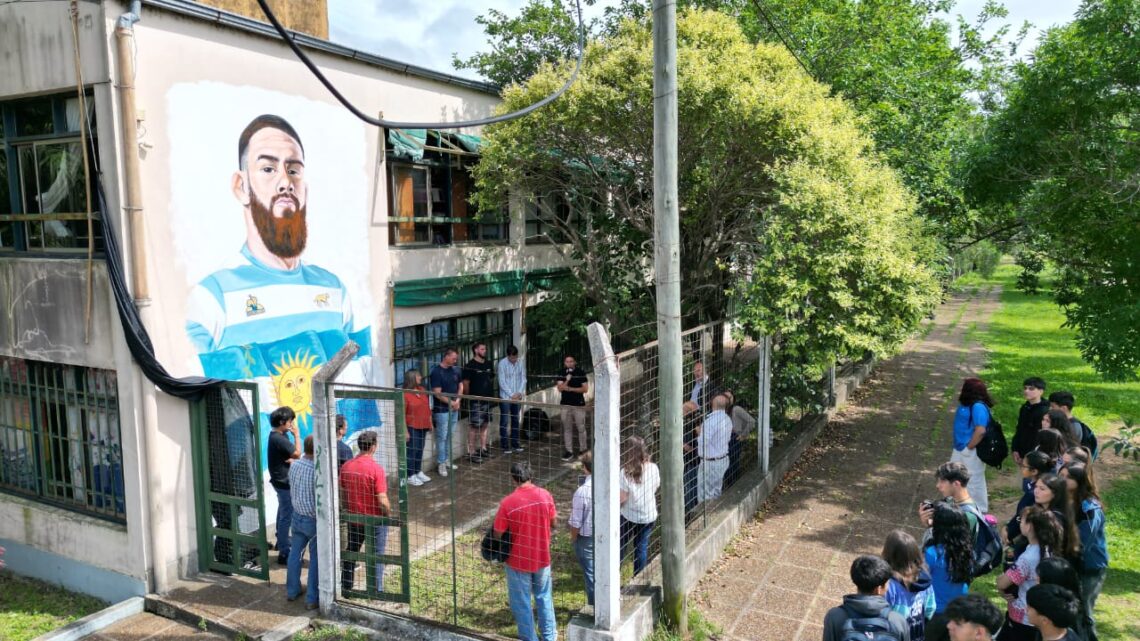 INAUGURARON EL PRIMER MURAL DE MARCOS KREMER EN CONCORDIA