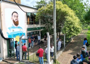 INAUGURARON EL PRIMER MURAL DE MARCOS KREMER EN CONCORDIA