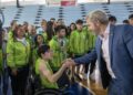 El gobernador felicitó a los representantes de Entre Ríos en las Finales de los Juegos Deportivos Evita
