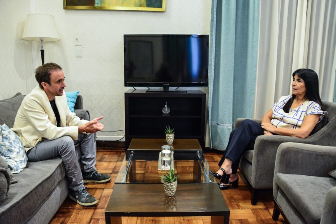 ROSSI SE REUNIÓ CON LA VICEGOBERNADORA ALUANI POR LA NUEVA LEY DE FITOSANITARIOS