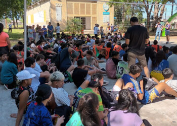 Más de 200 estudiantes participaron de un encuentro deportivo en Concordia