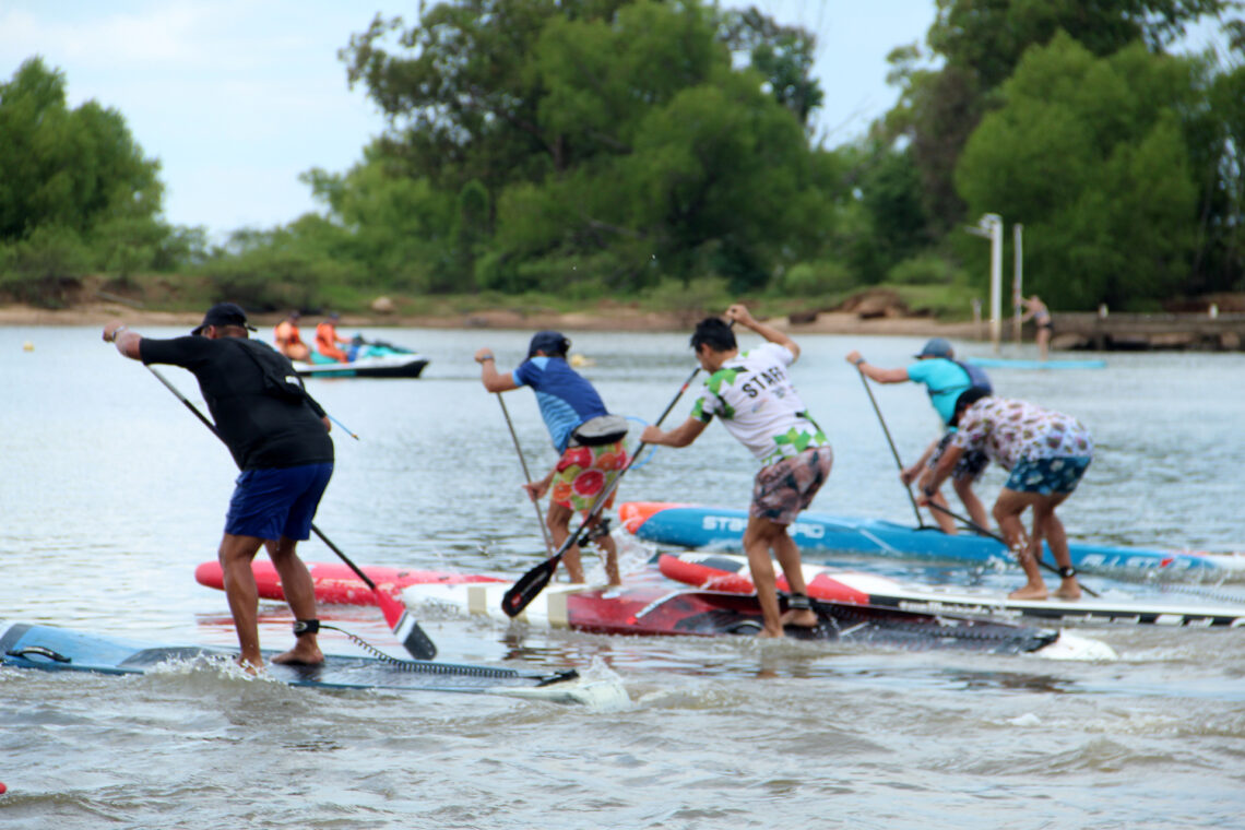 El Perilago de Salto Grande fue sede de la competencia nacional de SUP