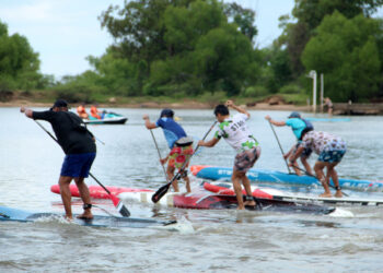 El Perilago de Salto Grande fue sede de la competencia nacional de SUP