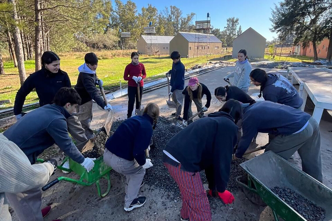 Estudiantes de Concordia participaron en un campamento solidario