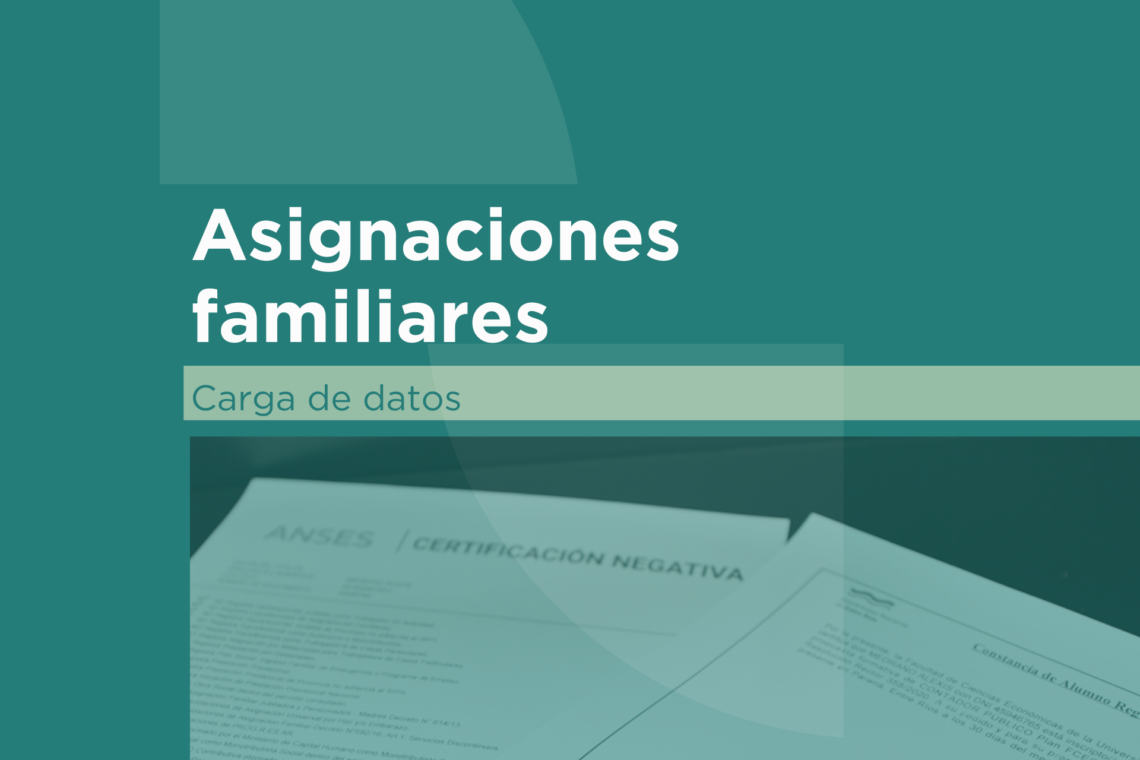 Asignaciones familiares: Personal dependiente del CGE deberá cargar datos de sus hijos