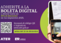 ATER promueve el uso de la boleta digital